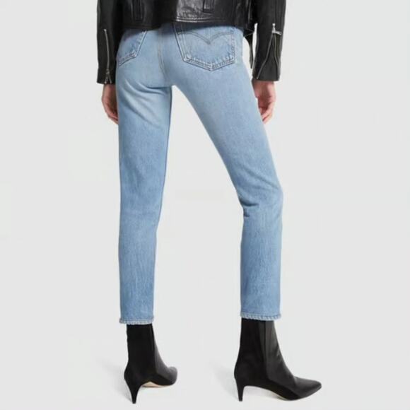 NWT RE/DONE Levi's High Rise Ankle Crop Jeans - Picture 2 of 9